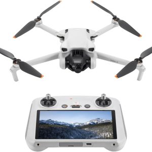 DJI Mini 3 (DJI RC), Lightweight 3x Mechanical Gimbal Drones with Camera for Adults 4K, 38-min Flight Time, up to 32800ft (10km) Video Transmission, Vertical Shooting, GPS Auto Return Integrated