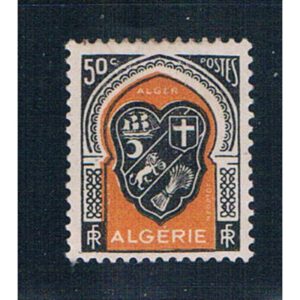 Algeria 210 MLH COA Algiers 1947 (A0296)+